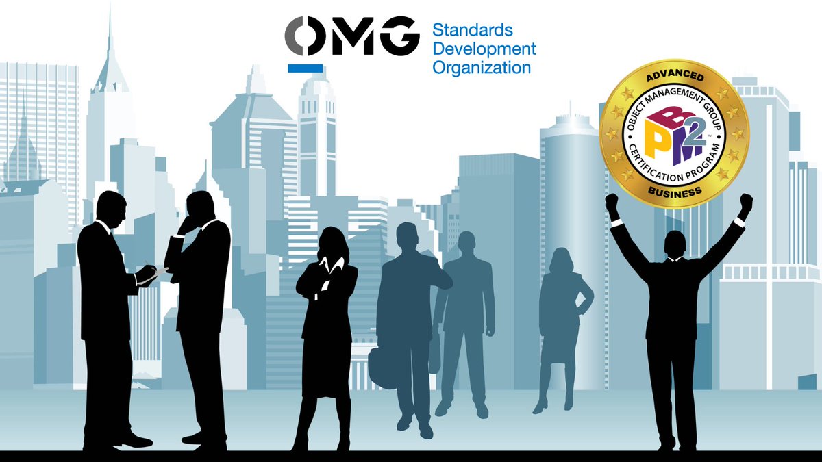 ObjectMgmtGroup's tweet photo. 😄 We proudly announce the release of our #BPM2 Business Advanced certification, updated to reflect the BPMN 2.0.2 spec. Set yourself apart today! #bpm #businessanalysts  @BPMPlusHealth 

BPM2 Certifications: https://t.co/ti3x3OGroW
Voucher Program: https://t.co/OffkfogNGu https://t.co/Dhotcuvaly