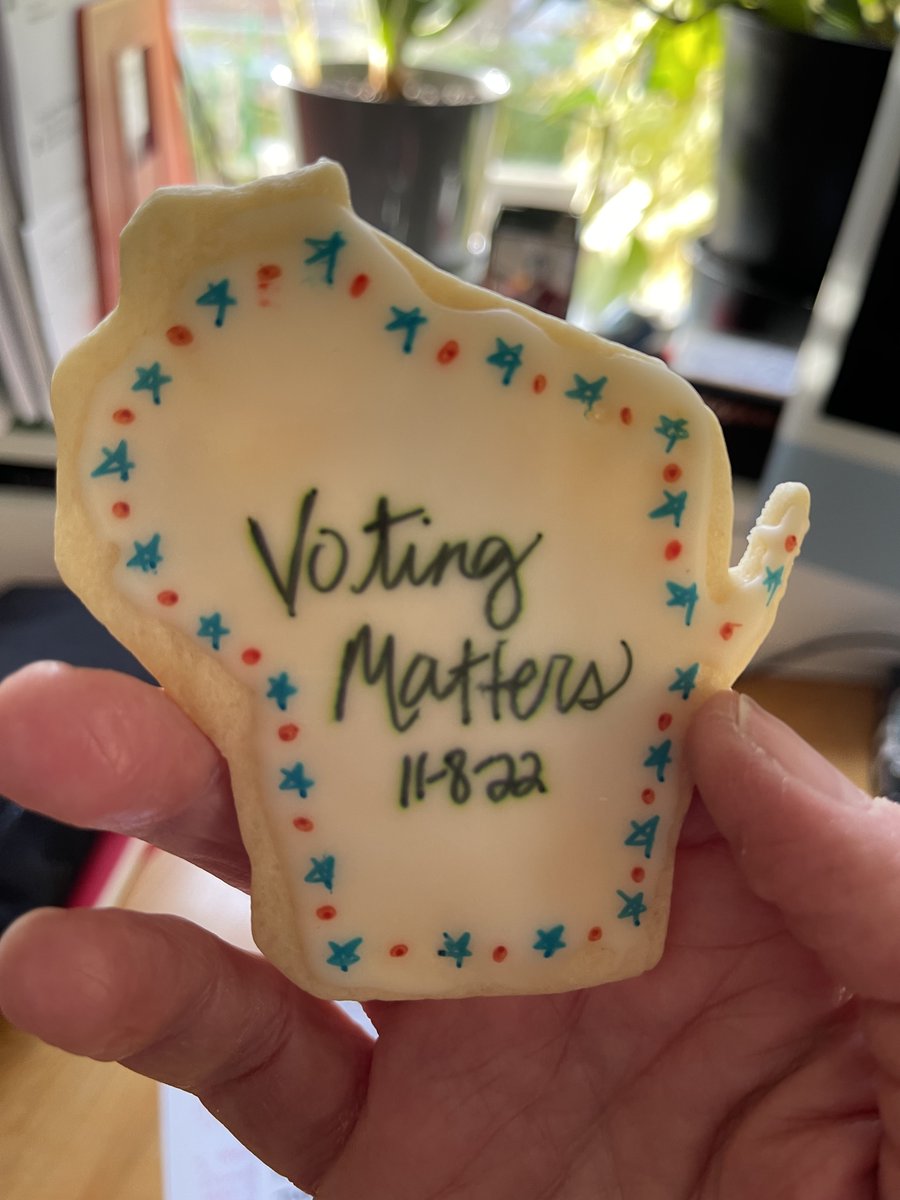 Here's to sweet results for the Dems #VoteBlueToSaveDemocracy