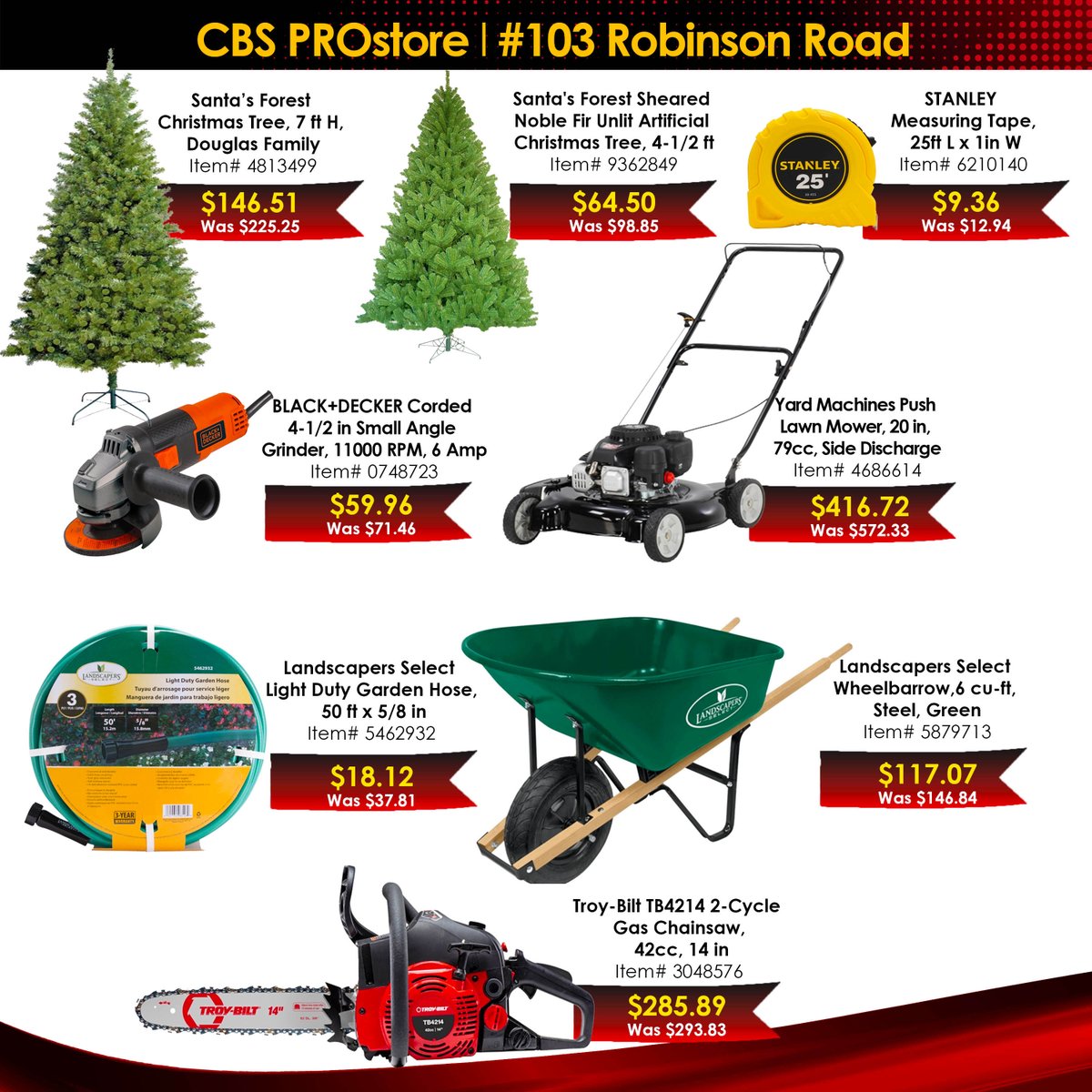 CBSPROstore's tweet photo. Black Friday is coming to the all-new CBS PROstore π on Robinson Road! Check out our list of deals π€ for the day!
#CBSPRO #buildbeautiful https://t.co/WsuEVBCk6k