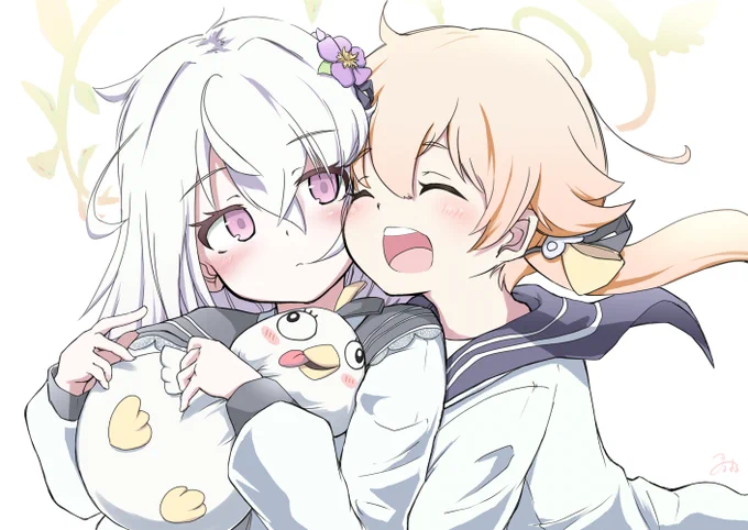 アズサちゃーん! モフモフモフ ( ᓀ‸ᓂ )