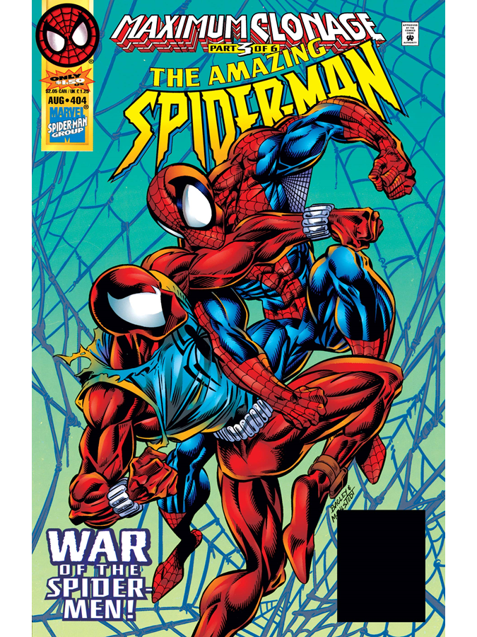RT @YearOneComics: The Amazing Spider-Man #404 cover dated August 1995. https://t.co/KsOmnFVPyG