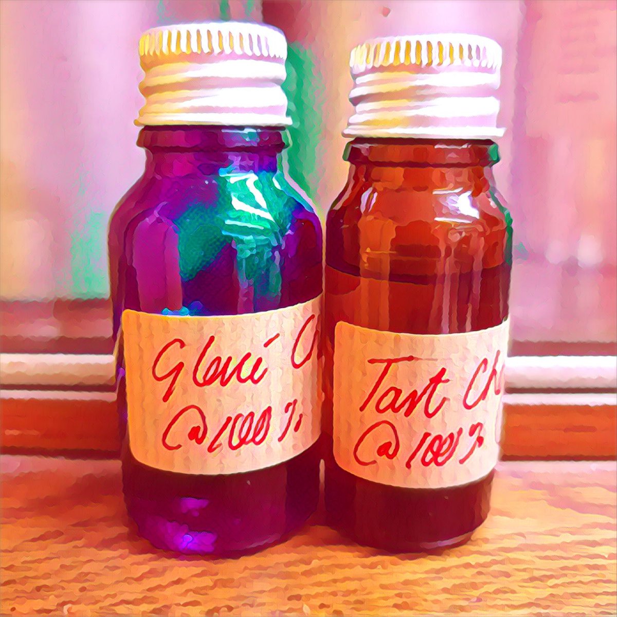 This month's theme is red fruits so this evening I was playing with maraschino cherries. #perfumery #Scenthusiasm #accords