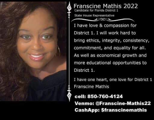CoolerNehemiah's tweet photo. Let’s go out and make history tonight and vote Florida District One House of Representative https://t.co/CjnwqXuzz8