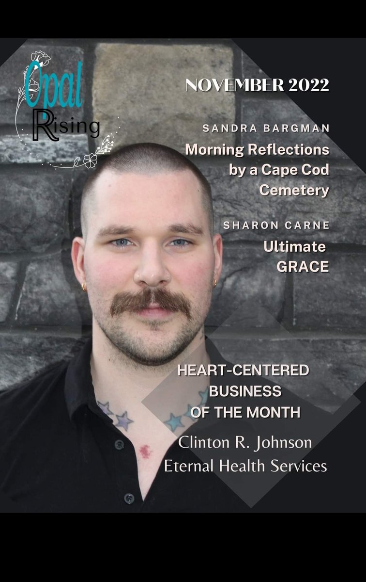 Eternal_Healing's tweet photo. If you haven't checked out the Opal Rising Magazine then I encourage you to do so! Yours truly is on the cover for November 🙏

#yeg #magazine #metaphysics #spirituality https://t.co/cMWWbMFqdl