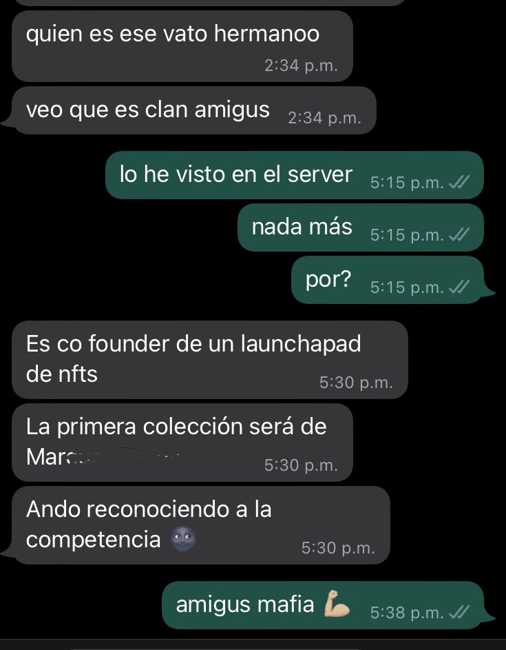 Amigus Mafia 💪🏼 repórtense 🫡