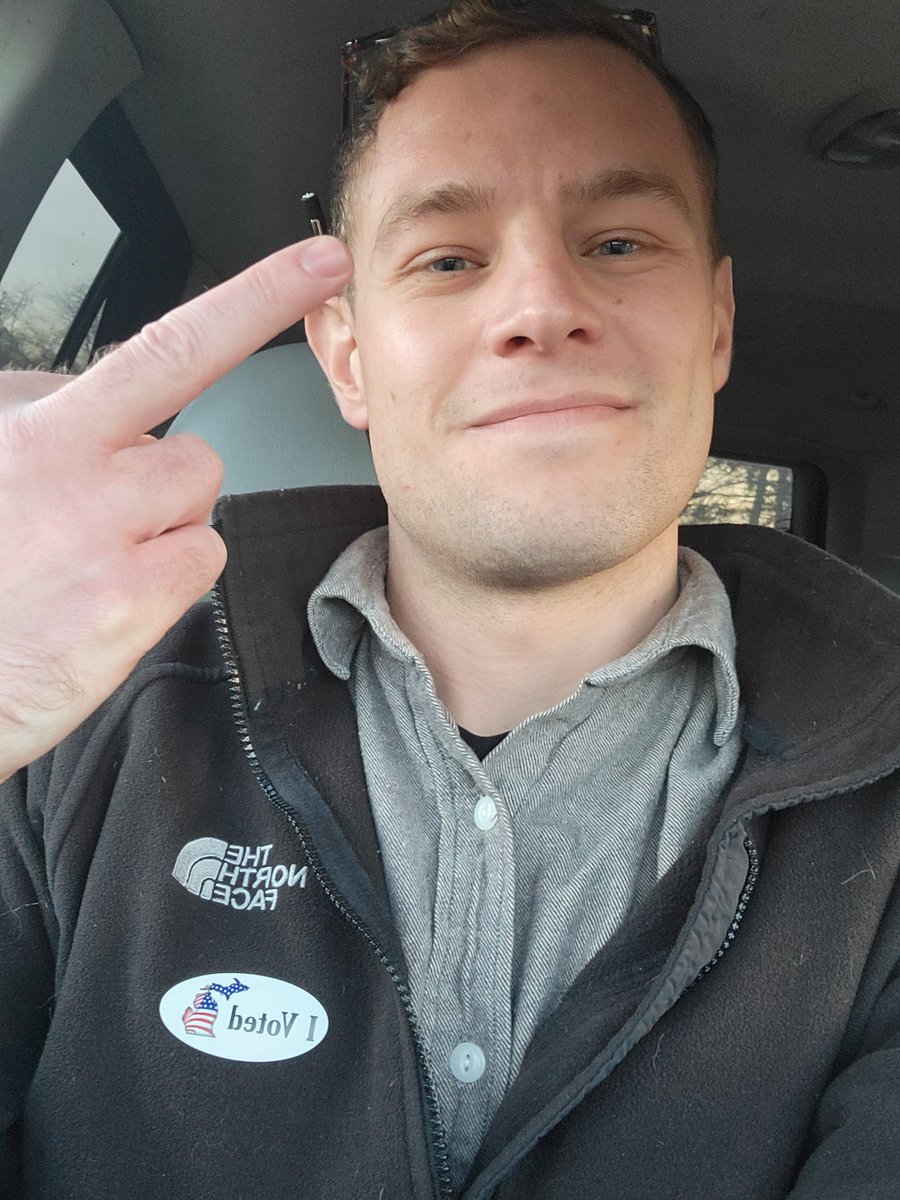 JoshyCactusbutt's tweet photo. a reminder for you to go vote, and for tudor dixon to fuck off. https://t.co/WSwrd21qgk