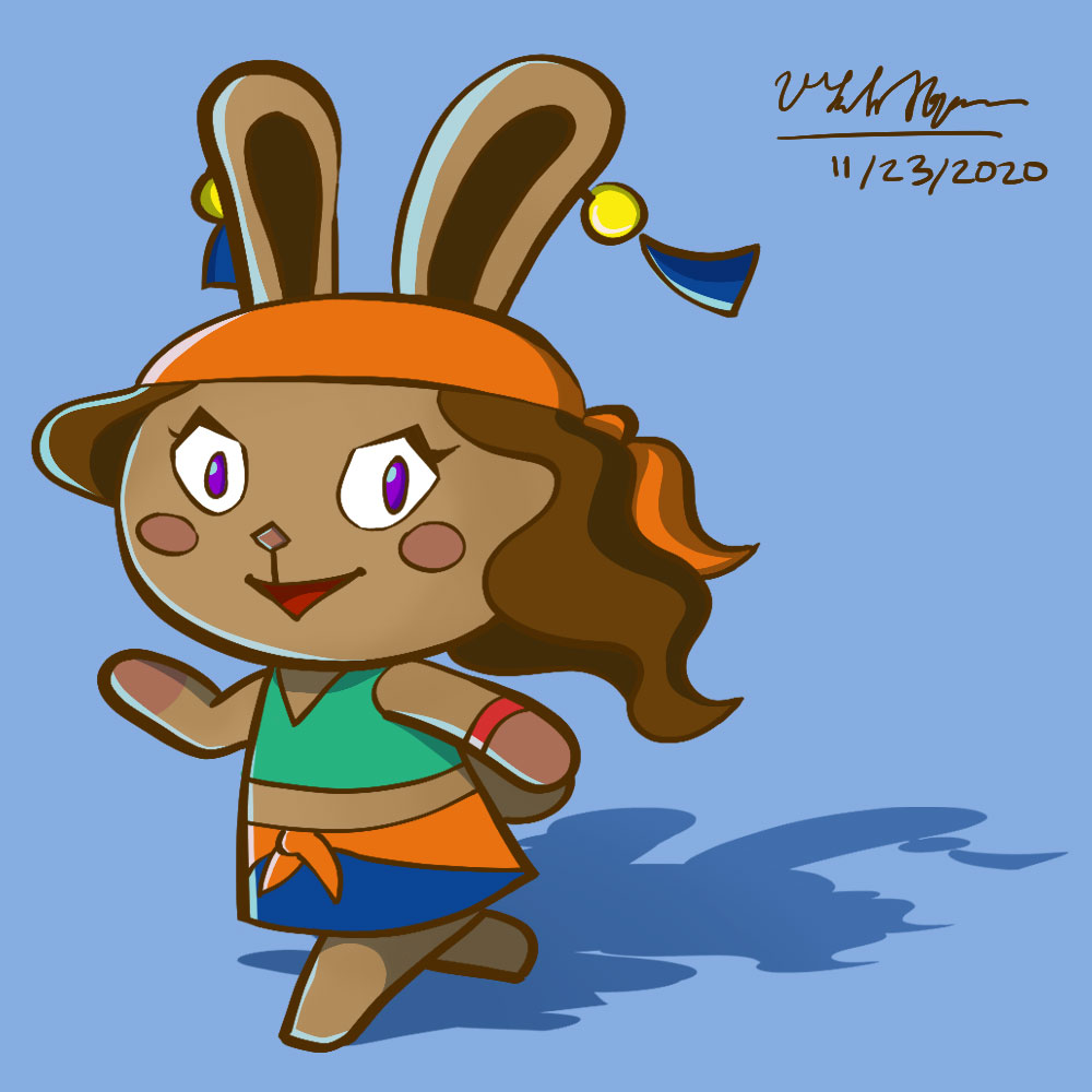 acnh bunny aro