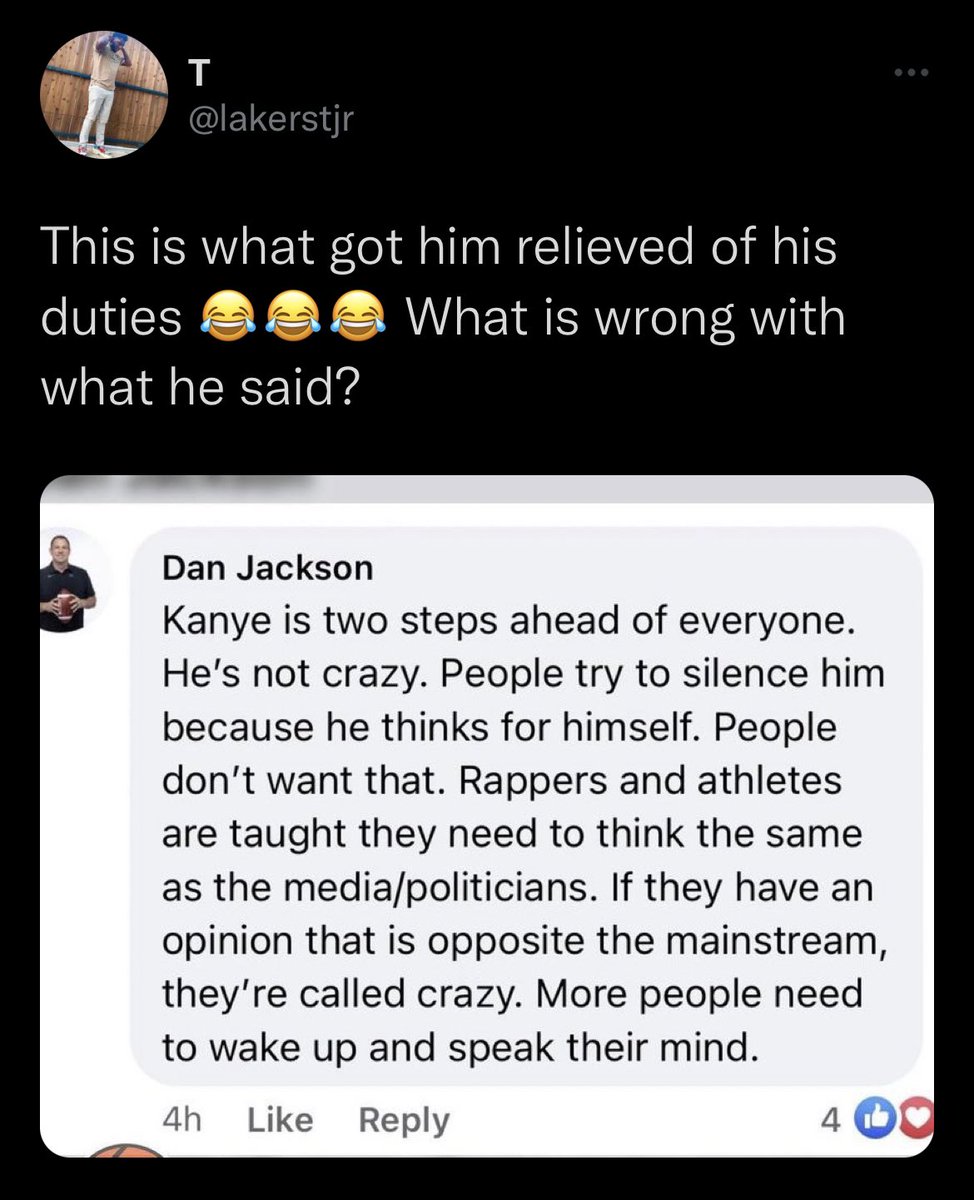 They firing Ye fans for posting in support of Ye 😮😮😮😤😤😡😡🤬🤬#KyrieWasRight #kanyewasright