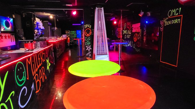 Come see me in Millers bar. Benidorm https://t.co/EHeppfH5O5