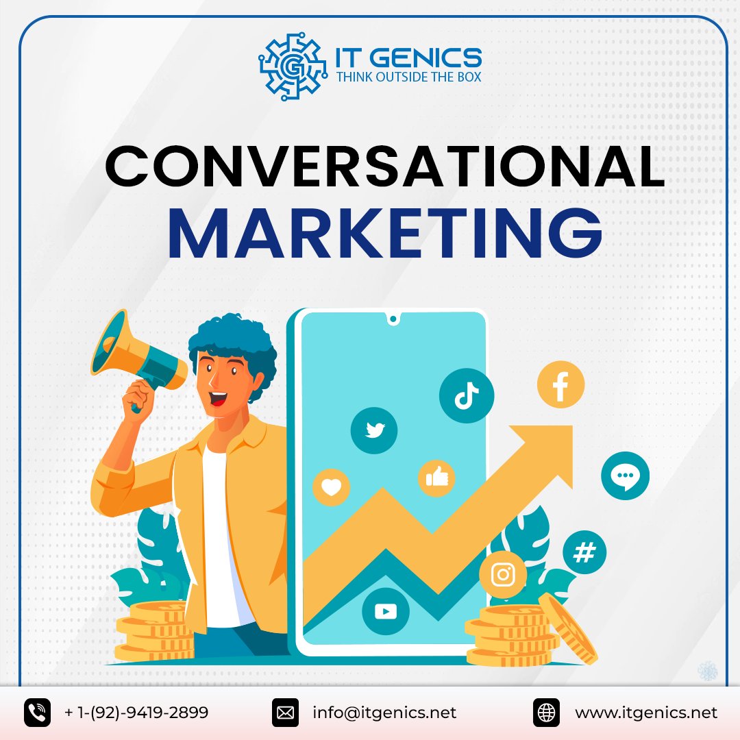 genics_it's tweet photo. #ITGENICS #professional team helps to engage customers via #conversational interactions with the customers. Conversational #marketing is a crucial marketing strategy for increasing #customer engagement, customer experience, and revenue. https://t.co/UmEZmnm9Ao