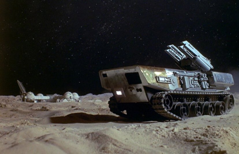 philzink's tweet photo. UFO
The striking Moonbase ground defence vehicle. And the Tiger Joe tank wheels and tracks making another appearance.
#ufo #gerryanderson #moonbase #tigerjoe https://t.co/lbNxRpyK9R