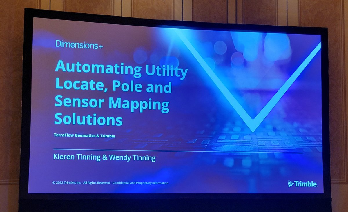 SiMapSupport's tweet image. Day 2 of #TrimbleDimensions2022 @trimblegis @DuncanParnell @LaserTechInc_ @SeilerInst #terraflowgeomatics