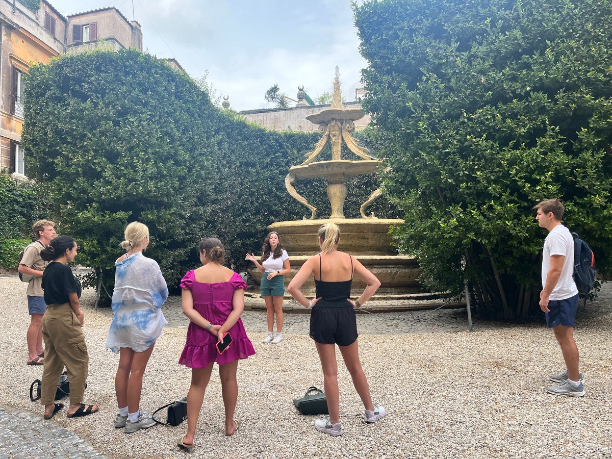 ARPressAssoc's tweet photo. In the most recent APW, we caught up with UA Fulbright College of Arts &amp; Sciences Journalism Department Chair @documentaryprof, who is currently abroad with  students in Rome.

You can read about Foley's project, along with more industry news, here: https://t.co/Tvu5gBwH84 https://t.co/MCZIxN1SnZ