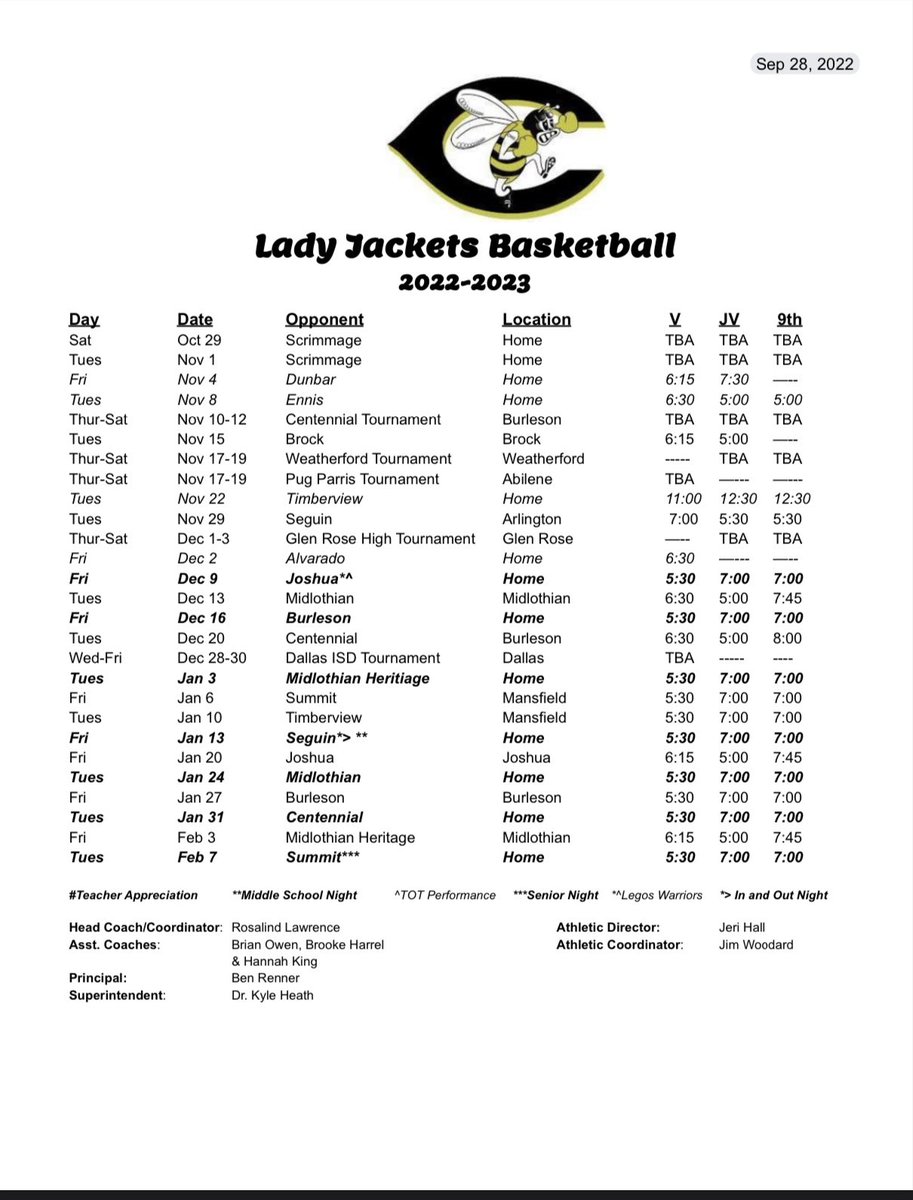 CHS Lady Jackets tweet media