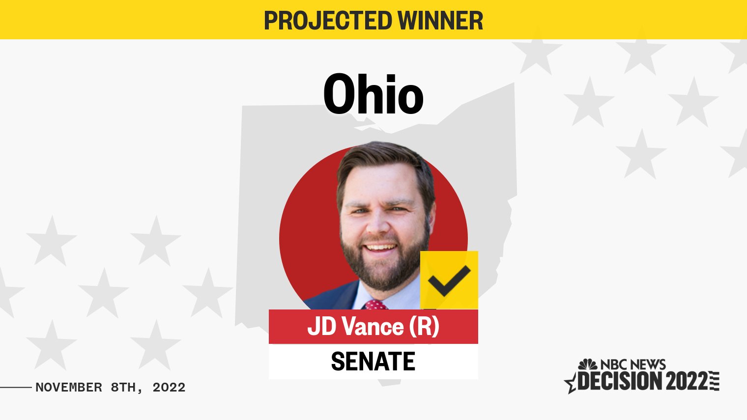 NBC News on Twitter "BREAKING Republican JD Vance wins U.S. Senate