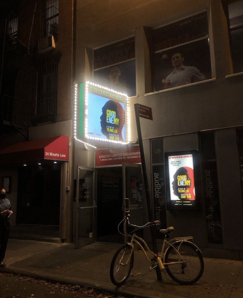 DanielleNiecey's tweet photo. Great performance by the cast of #GoodEnemy presented by @audibletheater at #MinettaLaneTheater! It was so cool watching how a play comes to life through the actors and their imaginations! Brilliant installment for audible lovers!
Article coming soon on @_TheKnockturnal https://t.co/lsXyTnlfuN