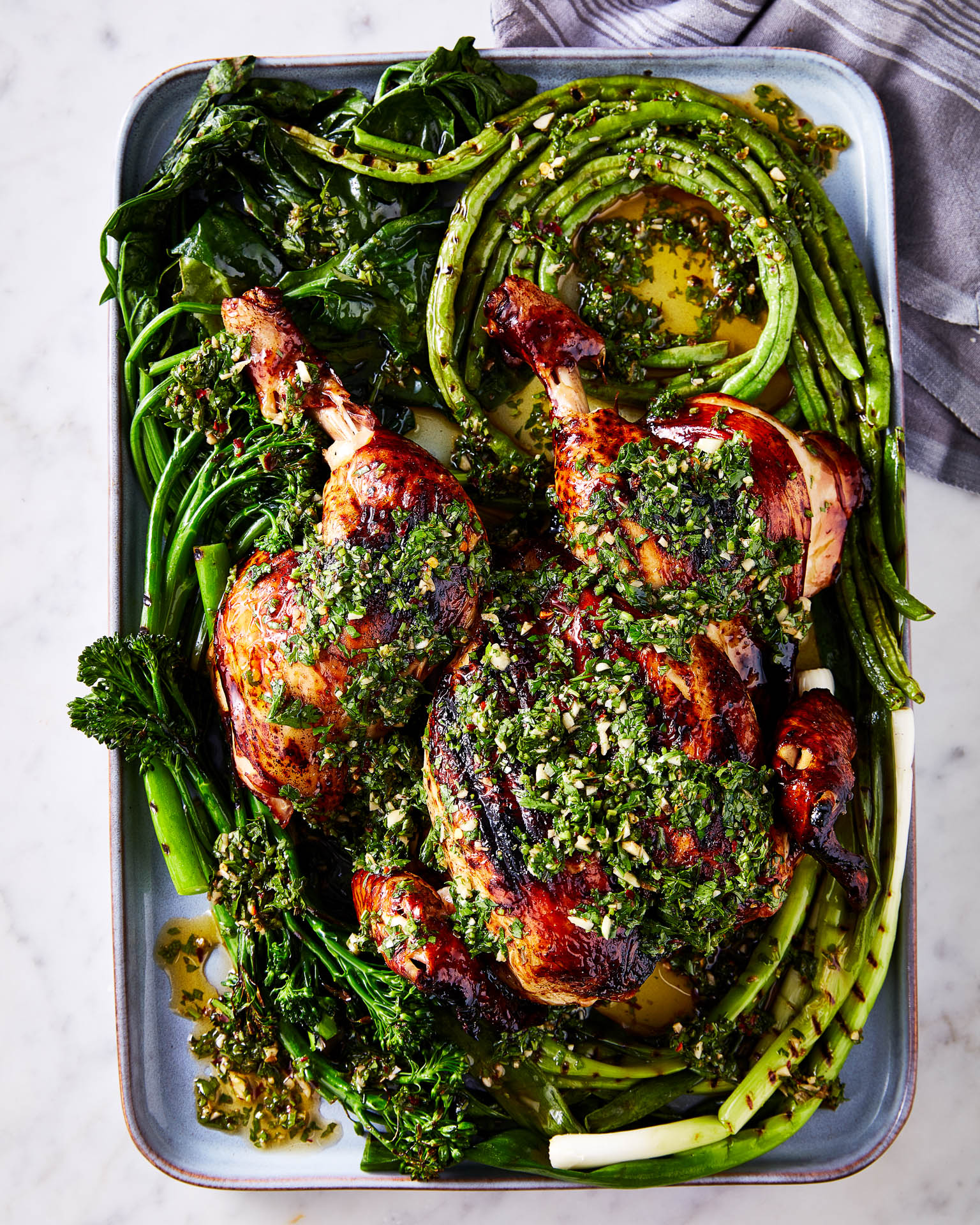Adam Liaw on Twitter "This chicken with barbecued greens and