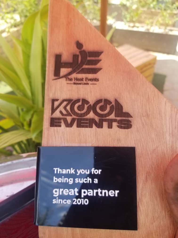 events_kool's tweet photo. Meaningful partnerships are very important in successful businesses! Thanks to The Heats Events Mbarara for the recognition. @ConradKool @RMushagara https://t.co/P517SP1tYK