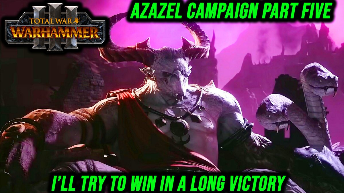 BroskyMighty's tweet photo. Total War Warhammer 3 Azazel Campaign Playthrough | Very Hard | Part Fiv... https://t.co/st4eh0k2AJ via @YouTube 

This is my first attempt of trying to wing in a long campaign victory in this game. 

#TotalWarWARHAMMERIII #MightyBrosky #TotalWarWARHAMMERIIIazazelcampaign https://t.co/FsGwrmUaVN