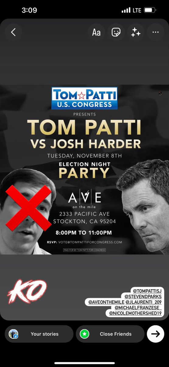 TONIGHT: Election Night in America. Come join us at AVE On The Mile for a celebration. .