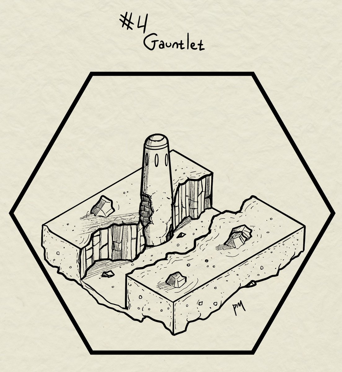 9thKeyPress's tweet photo. Running a wee bit behind on #mapvember. Had a tough time figuring out the prompt “gauntlet”.
Figured a sort of canyon path overlooked by an old tower might fit the bill.
#mapvember2022 #rpgmaps https://t.co/DC6Z2qJKdO
