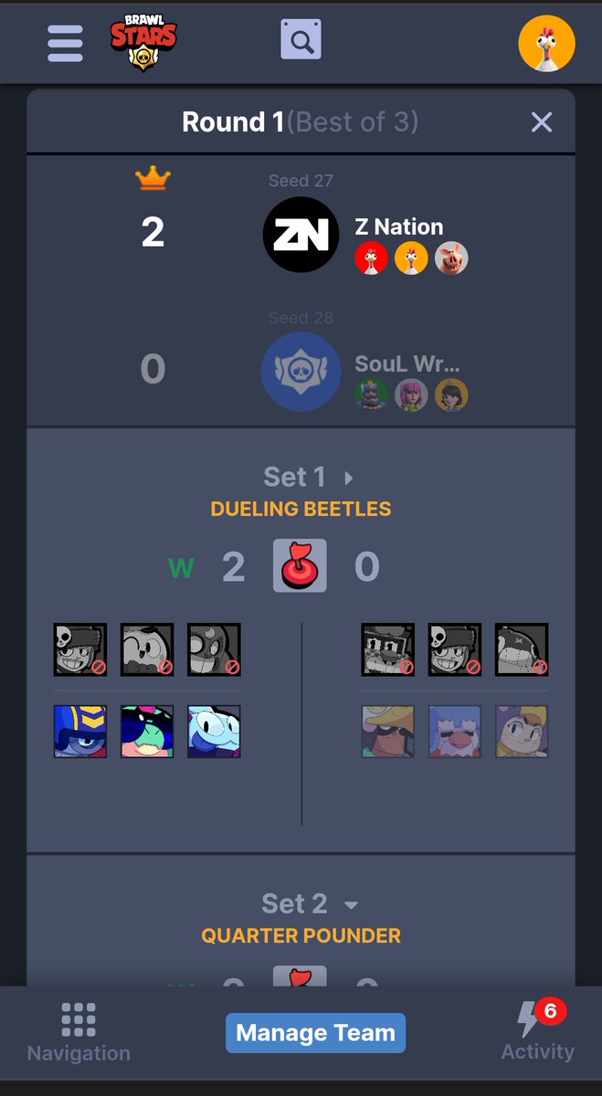 Zocut5's tweet photo. #BrawlStars #OnePlus Just did the OnePlus tournament and won the first bracket but lost the second one, yeah my team didn't practice but it was fun 🙃🙂 https://t.co/v1LGWD5QgB