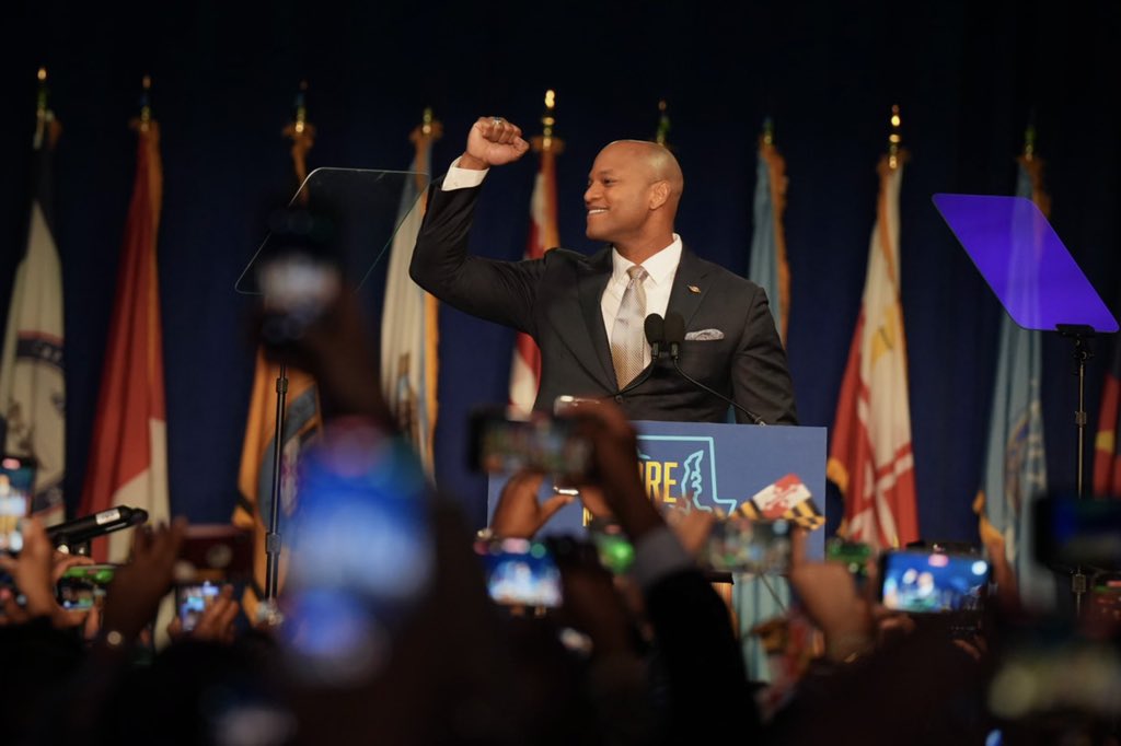 y00lz's tweet photo. “You cannot love your country if you hate half of the people in it, says Maryland’s next Governor: @iamwesmoore

📸 @BaltimoreBanner https://t.co/en65nNB465