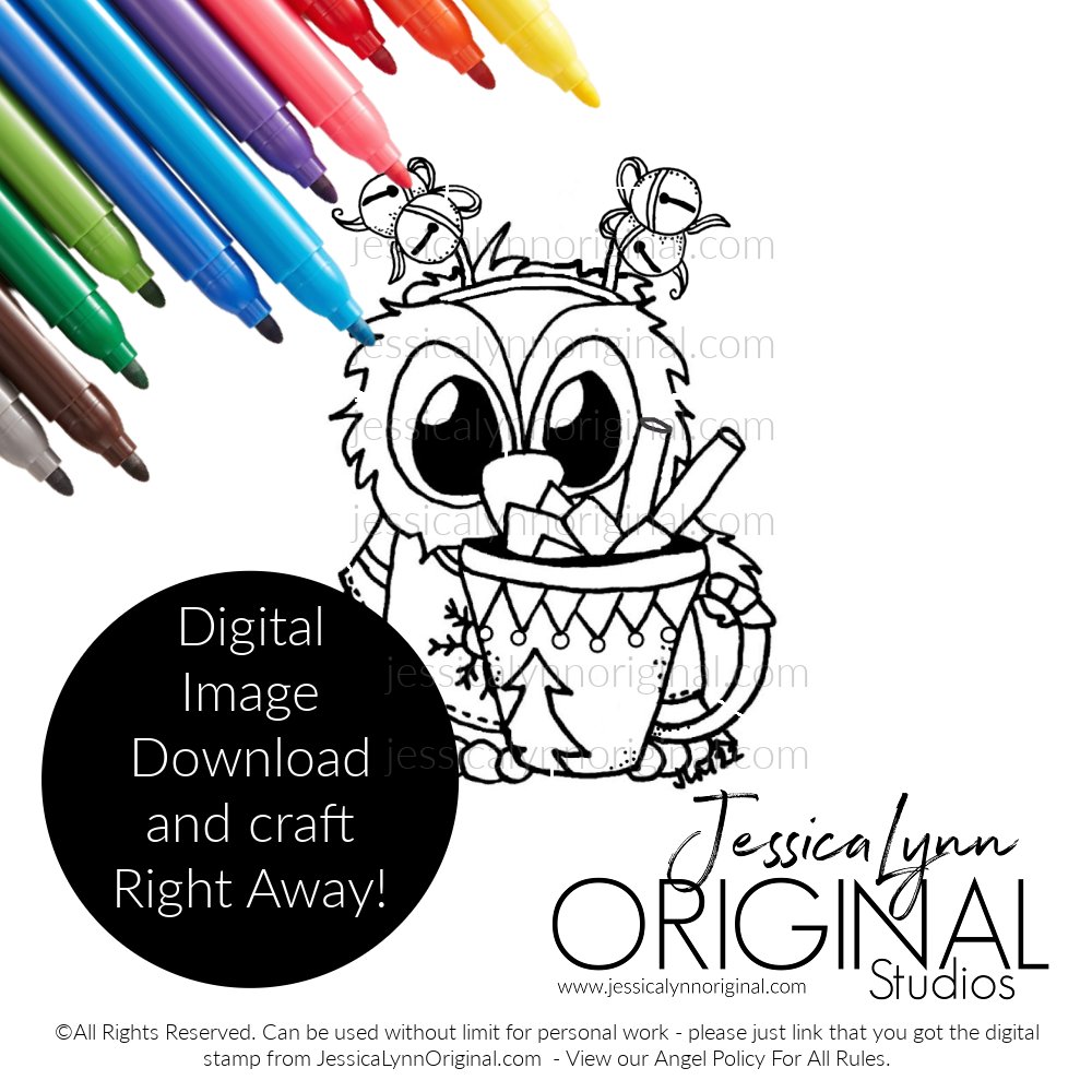 JLOStudios's tweet photo. Instant Download - Jingle all the Way Coffee Lovers Blog Hop Fall 2022 Brentwood Owl Cocoa Digital Stamp Coffee #CoffeeLoversBlogHop #Coffee ☕️https://t.co/F07xcFhyUu https://t.co/2YWOzvVUwF