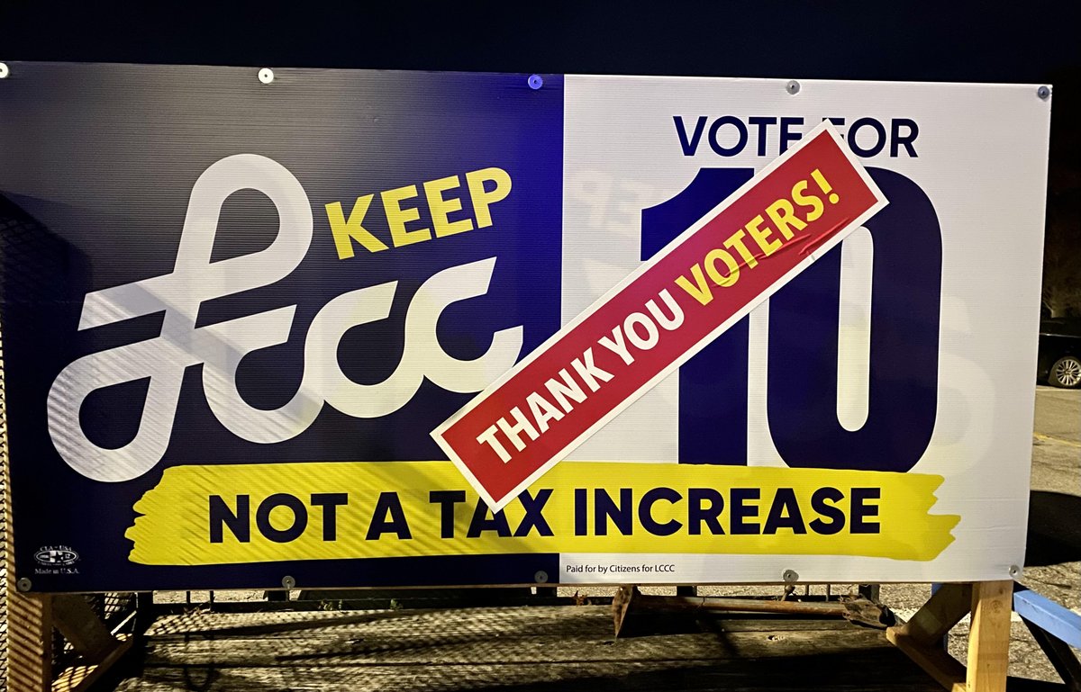 CitizensForLCCC's tweet photo. Issue 10 has passed!
Thank you, Lorain County!

#LCCCproud #VoteForLCCC https://t.co/j4BkQIJQXB