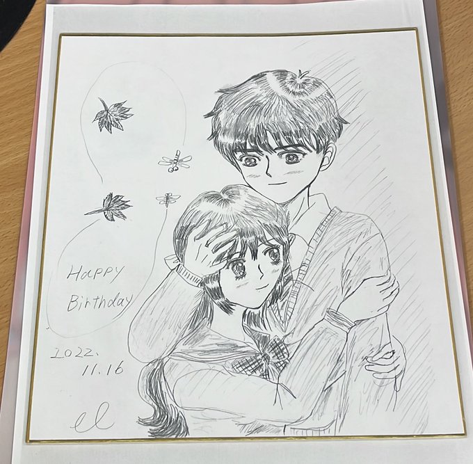 今年はシャーペン画です。そしてこれが最後のバースデーイラストです。
#イラスト 
#大まる
#落書きギルド 
#みんなで楽しむTwitter展覧会 
#illusRT
#ArtistOnTwitter 