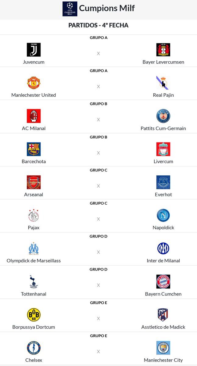 NBAsquetporn's tweet photo. PRÓXIMA JORNADA
#CumpionsMilf 🏆🔥🔜
📜 Fecha 4
🗓 Miércoles 9 de noviembre
🕔 17:00 hs https://t.co/bOUYSnzMAz