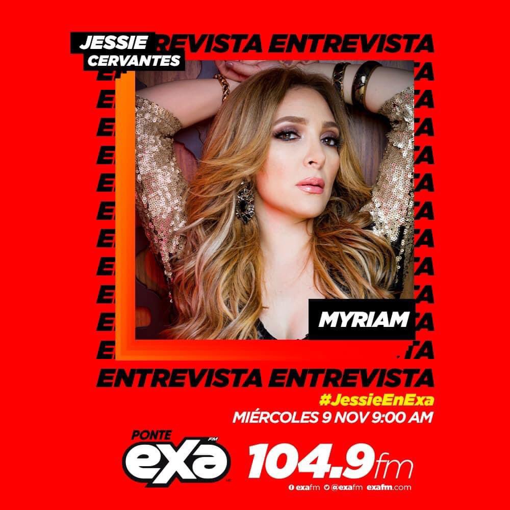mccaliforniausa's tweet photo. Mañana miércoles no se pierdan a @MyriamMonteCruz:

-9:00 am Jessi Cervantes @ExaFM

-11:00 am @VengaLaAlegria 

-4:00 pm @deprimeramano https://t.co/hGBLlW1DxM