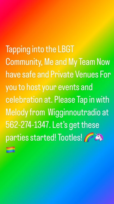 My Rainbow family, it&rsquo;s the holidays and I know my fam wanna turn-up for the holidays, Tap in with Melody<a href="/tag/singersongwriter"class="tags"><span>#singersongwriter</span></a><a href="/tag/explore"class="tags"><span>#explore</span></a><a href="/tag/fyi"class="tags"><span>#fyi</span></a><a href="/tag/rappers"class="tags"><span>#rappers</span></a><a href="/tag/reels"class="tags"><span>#reels</span></a>