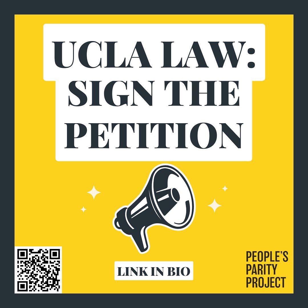 PPPUCLA's tweet photo. UCLA Law: Sign the petition and share! All students, faculty, and alumni welcome to sign! https://t.co/Qc2w1HtT1D https://t.co/kt8Q0ptOM5