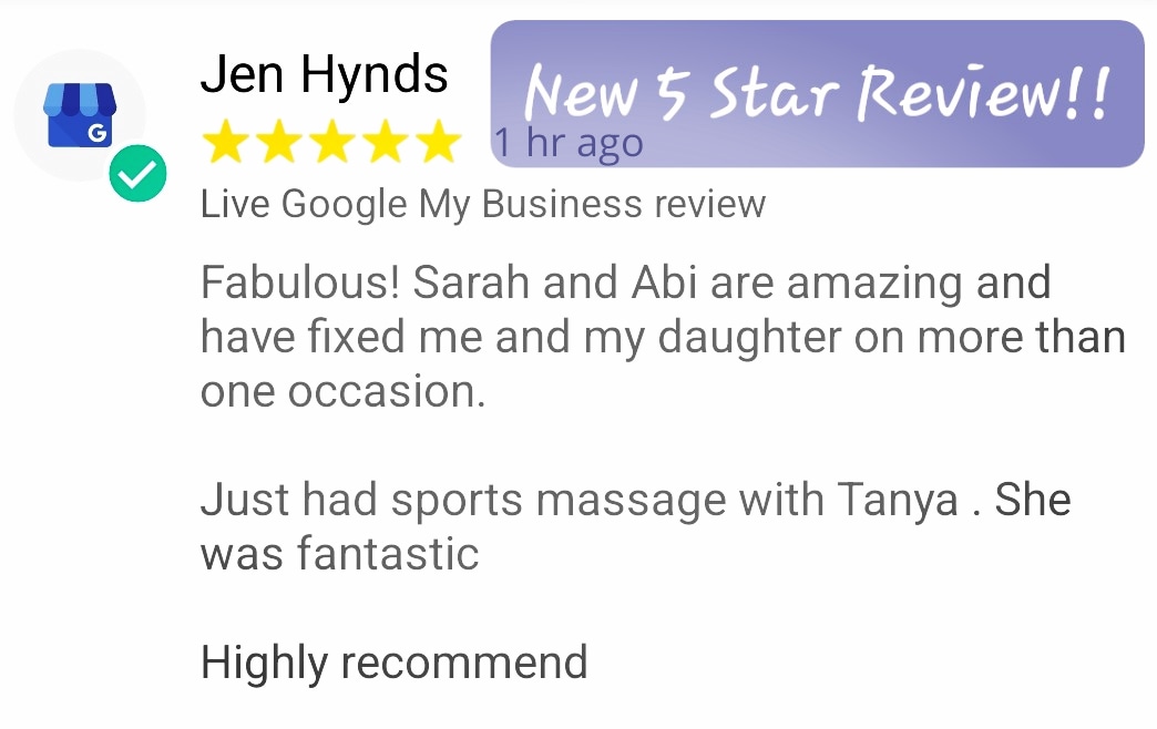 CoactivePhysio's tweet photo. ❤Love reviews like this!

😎Having multiple specialities within our clinic means we can provide holistic care to our patients 

👀If you're looking for an experienced and highly skilled massage therapist then Tanya is your lady! 

Sports,Remedial &amp; lymphatic drainage massage https://t.co/NnCDJJS0Tl