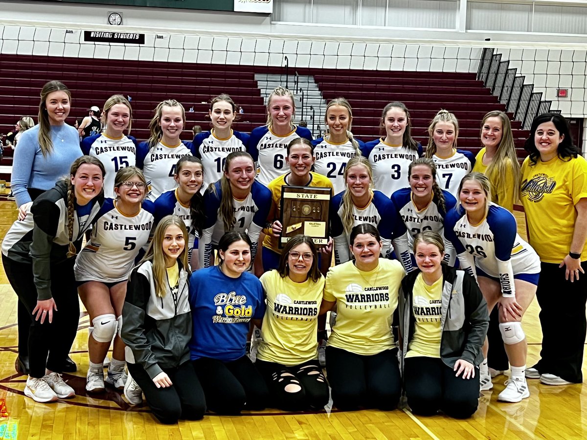 So proud of the 2022 Lady Warriors Volleyball team! State B’s!!!! Go Big Blue! 🏐