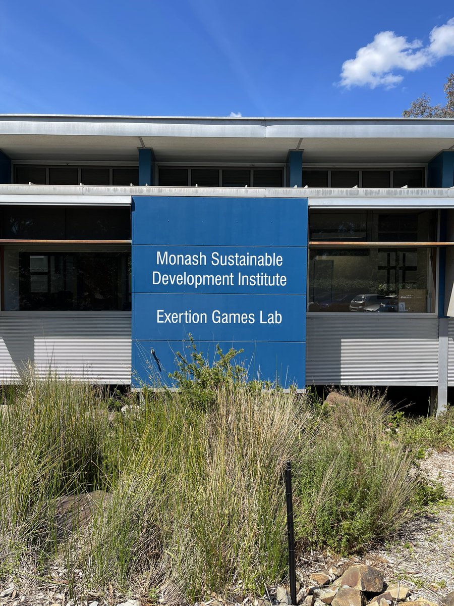 svenmayerhci's tweet photo. I really enjoyed visiting the Exertion Games Lab @exertiongames at @monashuni with @maxiwindl and Zhanna. Great fun to see the #floatationpod in person. Thanks to @floydmueller and @matviienkoa for hosting us and the opportunity to present our work. https://t.co/tt2GUSSWEv