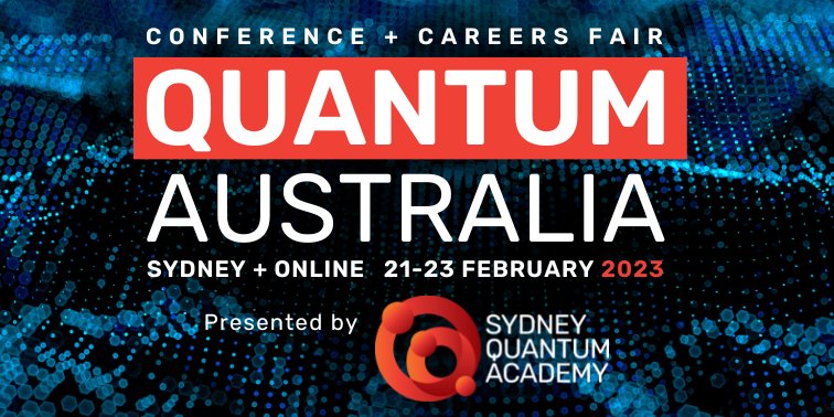 Want to share your #quantum research with potential employers or research collaborators? 

We are now calling for poster abstracts for the upcoming #QuantumAustralia 2023 Conference and Careers Fair in February. Submit by Sunday 27 Nov 2022 here: bit.ly/Quantum-Aus-23…