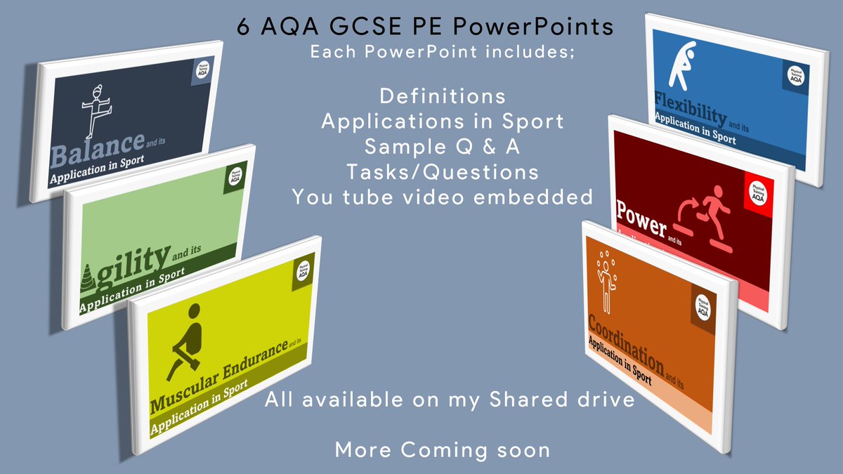 Zeph Bennett (@zeph_bennett) on Twitter photo Want some paired back easy to follow powerpoints? In my shared drive you will find a range of resources, and Powerpoints to aid your teaching of GCSE PE. More on the way very soon. <a href="/Planet_PE/">PlanetPE</a> <a href="/WannaTeachPE/">WannaTeachPE</a> <a href="/gcsepe2017/">GCSE PE Consultants</a> <a href="/PEScholar/">PE Scholar</a> <a href="/MissTealePE/">Miss Teale</a> <a href="/tombrush1982/">Tom Brush</a> #EduPE Want some paired back easy to follow powerpoints? In my shared drive you will find a range of resources, and Powerpoints to aid your teaching of GCSE PE. More on the way very soon. <a href="/Planet_PE/">PlanetPE</a> <a href="/WannaTeachPE/">WannaTeachPE</a> <a href="/gcsepe2017/">GCSE PE Consultants</a> <a href="/PEScholar/">PE Scholar</a> <a href="/MissTealePE/">Miss Teale</a> <a href="/tombrush1982/">Tom Brush</a> #EduPE