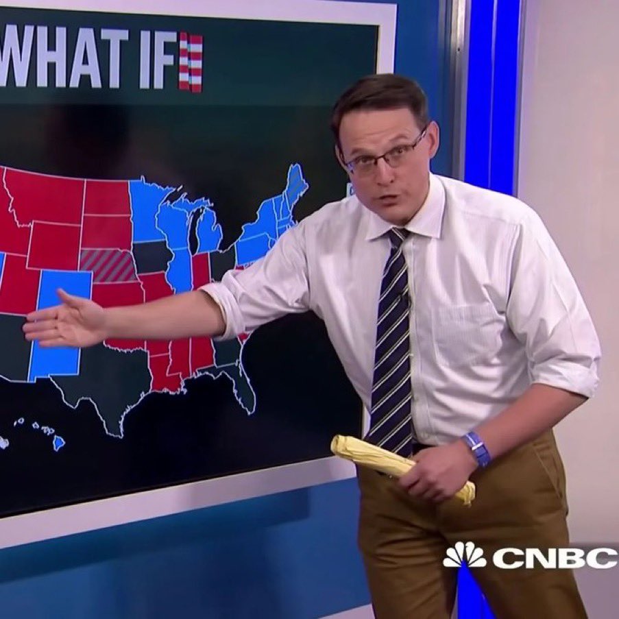 My crush on Steve Kornacki is the most confusing in all my years because he only comes to me in times of extreme anxiety and crisis.
