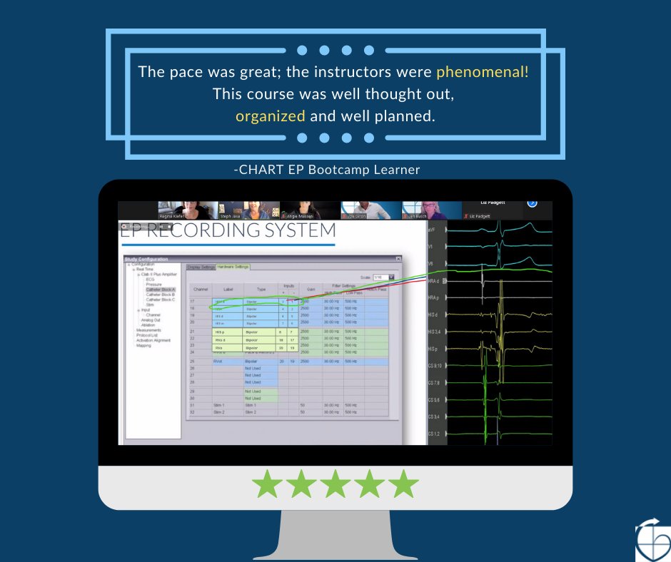 ChartAcademy's tweet photo. EP Bootcamp learners spend 3 full days in the CHART virtual classroom!
🔥 EP TOPICS!
CEUs: 25.0 RN and ARRT
#CHART #EPcourse #EPeeps #VivaEP #LearnEP #ablation #arrhythmia #CEU #radtech #RCES #CEPS #CVT #IBHRE #eLearning #gamification #EPbootcamp
https://t.co/y7G2DJ4D9o https://t.co/QTEhTzrHVG