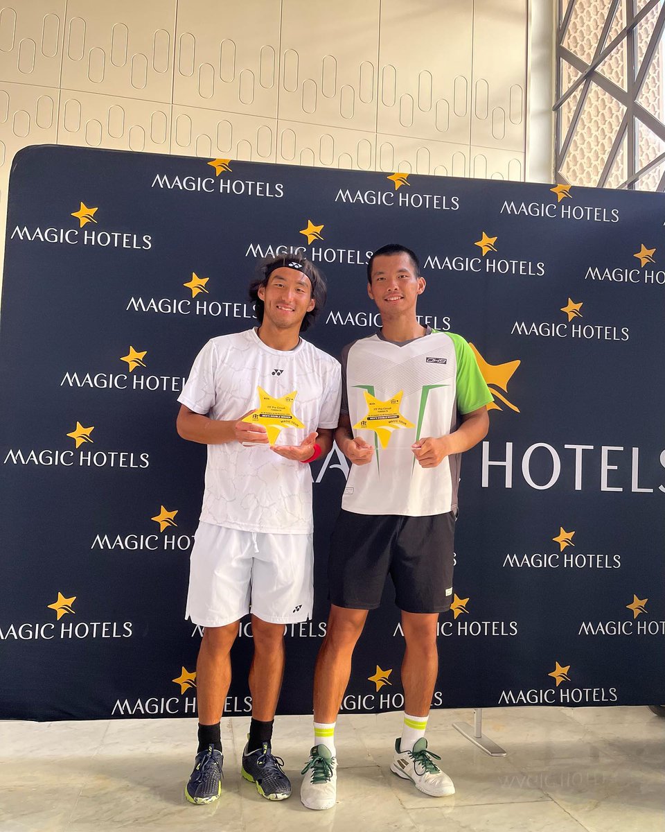 Not_Esportivas's tweet photo. ITF TENNIS!
Parabéns aos tenistas campeões do @worldtennis de M25 de Monastir na Tunísia
Simples: Ugo Blanchet (🇨🇵) 🏆(5)
Duplas: Ray Ho (🇹🇼)/ Bu Yunchaokete (🇨🇳)
#ITFTennis #tennis #M25Monastir #UgoBlanchet #RayHo #BuYunchaokete https://t.co/TYxXvNAIMW