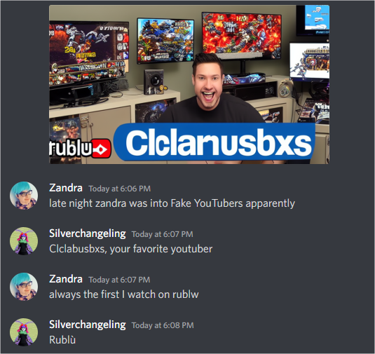 zandravandra's tweet image. I introduced girlfriend squad to the fake youtubers thread