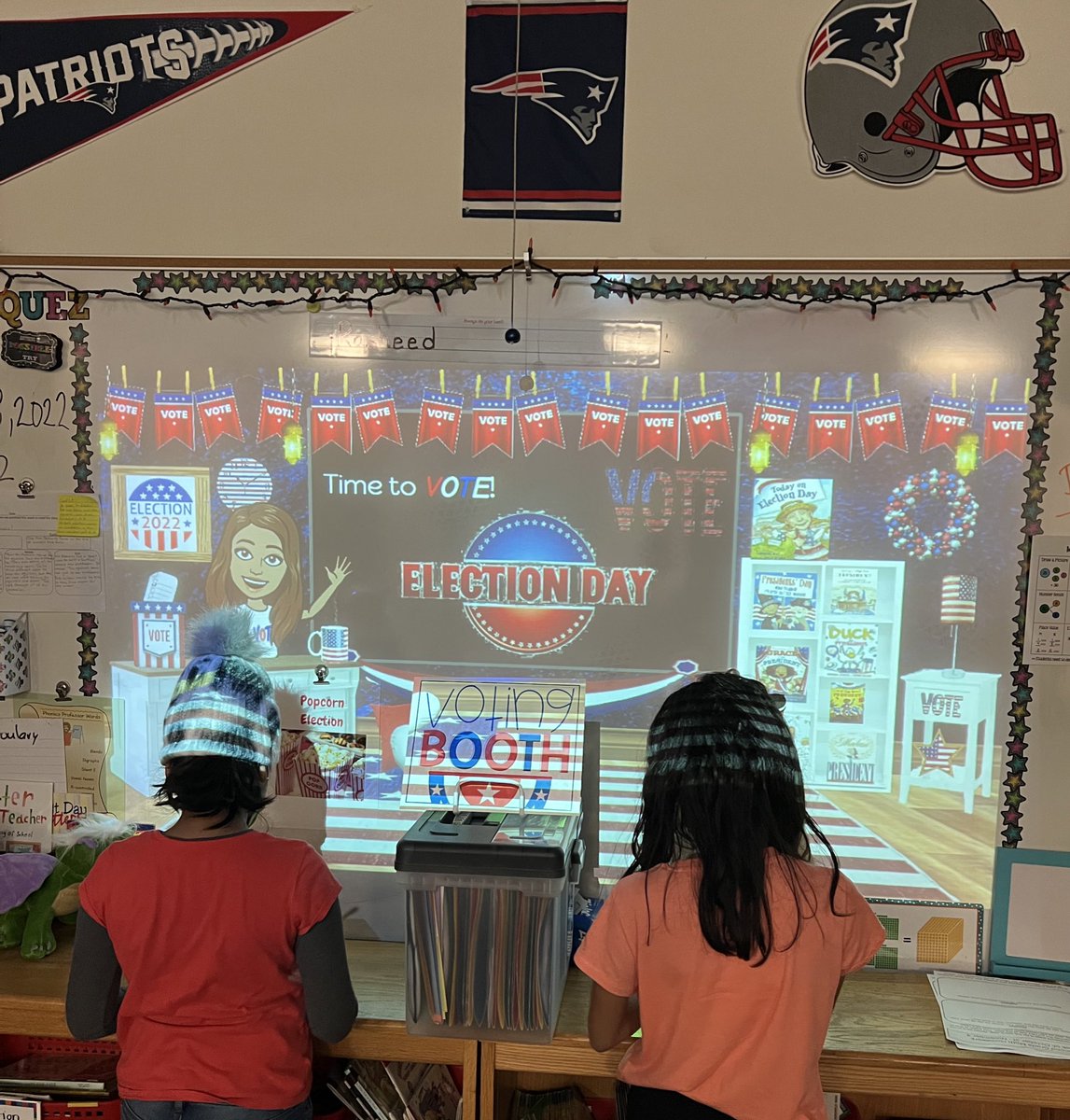 Election Day in 2nd Grade! 🗳️ Today we learned about Election Day, the voting process, and the importance of voting. 2 very important issues on the ballot - chocolate chip or Oreo, and caramel, plain, or butter popcorn? Can’t wait to find out the results! <a href="/OgleElem/">Ogle Elementary</a> #ElectionDay