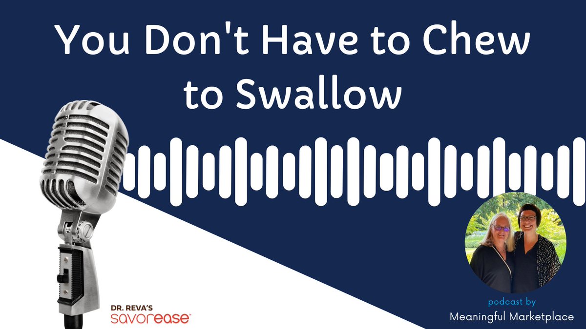 savorease's tweet photo. Dr. Reva Barewal was featured on Meaningful Marketplace - a podcast  about female food entrepreneurs. Listen in on the convo about emerging medically tailored foods that specialize in safer textures.
 
🎙Listen to the full audio here: https://t.co/AkzySqQfZa 

#dysphagia https://t.co/RbY2pEWEr9