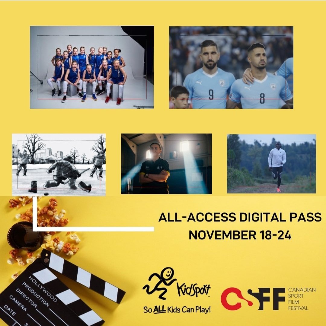 KidSportAlberta's tweet photo. Enter to win by:
✔️ Following @kidsport.canada and @canadiansportfilmfestival on Instagram
❤️ Like this post on @kidsport.canada's page
💬 Comment on which film you’re most excited to see

We will draw the winners on November 15 at noon EST

#CSFF22 #SoALLKidsCanPlay https://t.co/FBxNhWVcxa