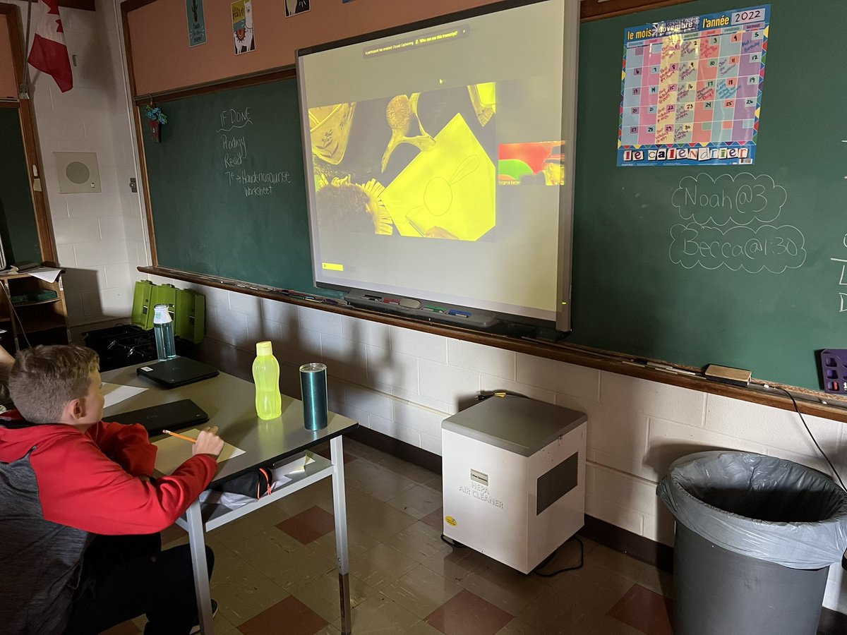 7/8FI students at <a href="/HarwichRaleigh/">Harwich Raleigh</a> enjoyed a workshop from <a href="/agotoronto/">Art Gallery of Ontario</a> on Indigenous Art and Artists today. Thank you for the experience!