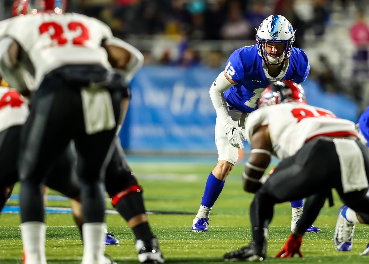 MT_FB's tweet photo. Saturday is our 40th annual Salute to Veterans and Armed Forces game!

What's your favorite patriotic helmet we've worn over the years?

#BLUEnited | #EATT https://t.co/KulCm4bwHQ