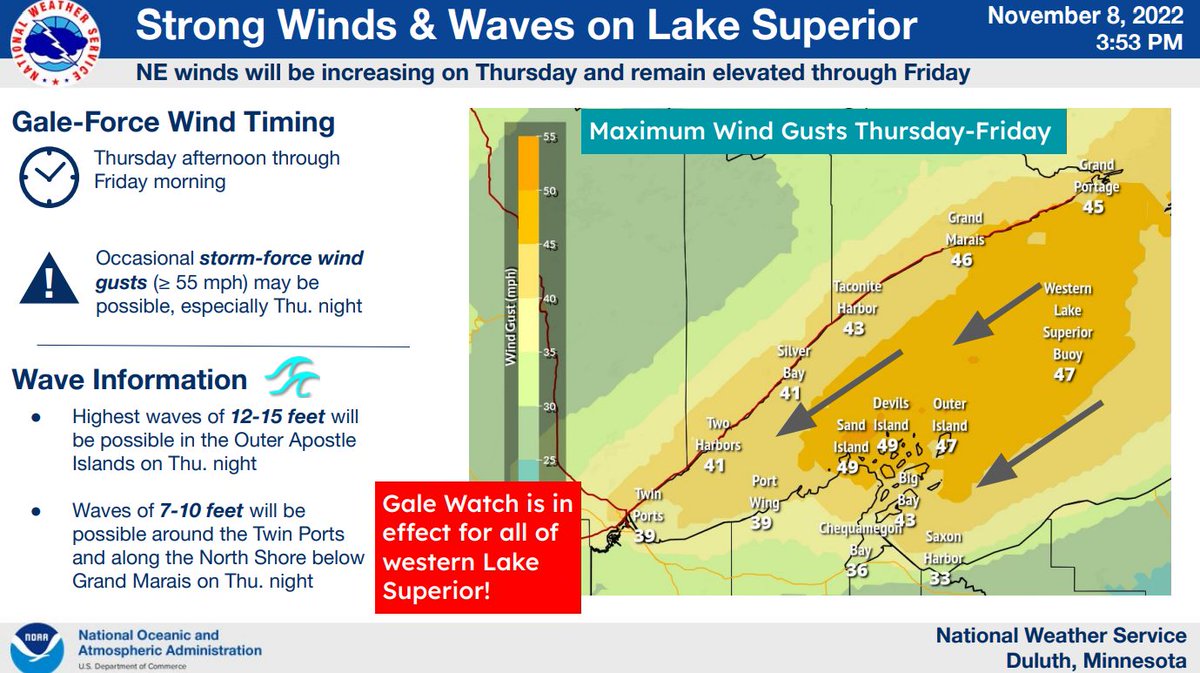 NWS Duluth tweet media