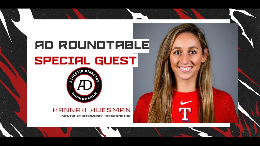 🚨Special Guest Announcement!🚨 Pumped to share that our November 30th AD Roundtable Special Guest will be <a href="/hannah_huesman/">Hannah Huesman, MS, CMPC</a>! She serves as a Mental Performance Coordinator for the <a href="/Rangers/">Texas Rangers</a> and the creator of #MentalSweatMonday. <a href="/NIAAA9100/">NIAAA</a> 

Sign up today:
forms.gle/zxr9m5VhFRV7Rf…